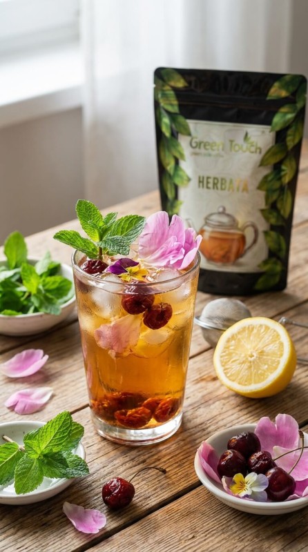 Herbata zielona Dzień Dobry 50 g z cytryną, wiśnią i nutą piwonii (1).jpg