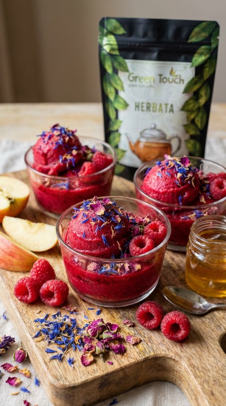 Herbata czarna Słodka Malinka 50 g jabłko malina róża bławatek Ceylon (1).jpeg