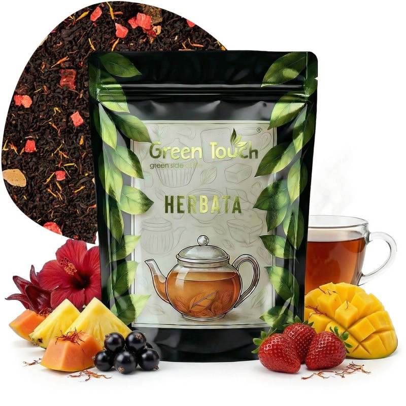 Herbata czarna Tropikalna Gracja 50 g ananas papaja mango szafran truskawka.jpg