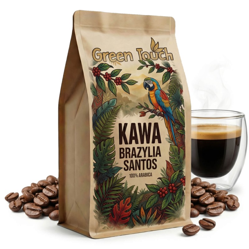 KAWA ziarnista BRAZYLIA SANTOS 100% arabica świeża 1 kg Green Touch (1).jpg