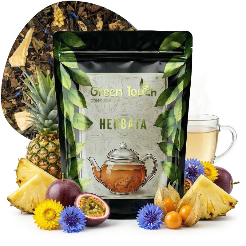 Biała Słodycz 50 g herbata biała liściasta z ananasem, miechunką i marakują.jpg