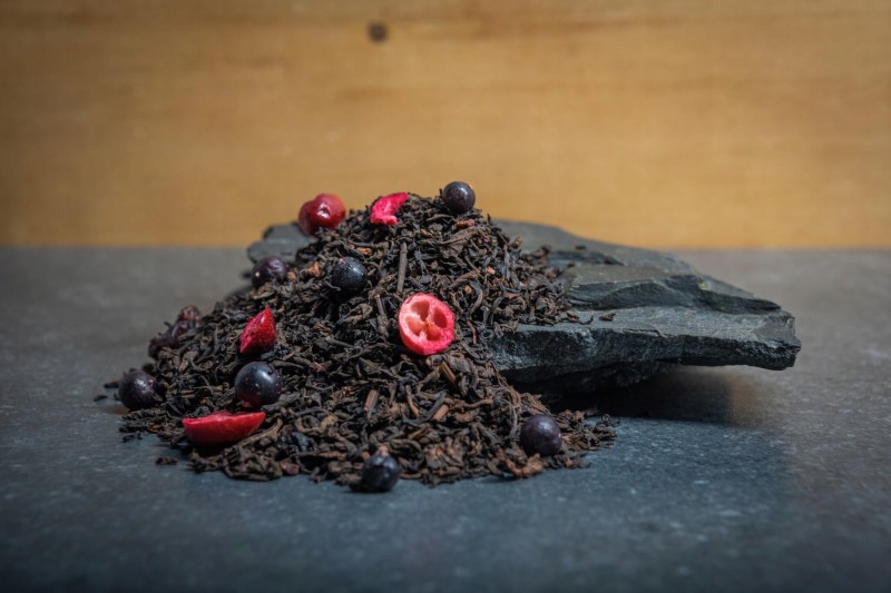 Herbata czerwona liściasta PU-ERH RUBINOWA 50 g MALINA ŻURAWINA PORZECZKA (2).jpeg