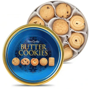 Ciastka maślane w puszce 454 g zestaw na prezent różne rodzaje kruche
