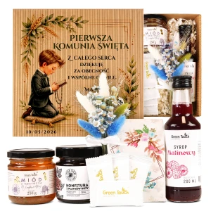 Prezent podziękowanie dla rodziców chrzestnych komunia święta chrzest nadruk