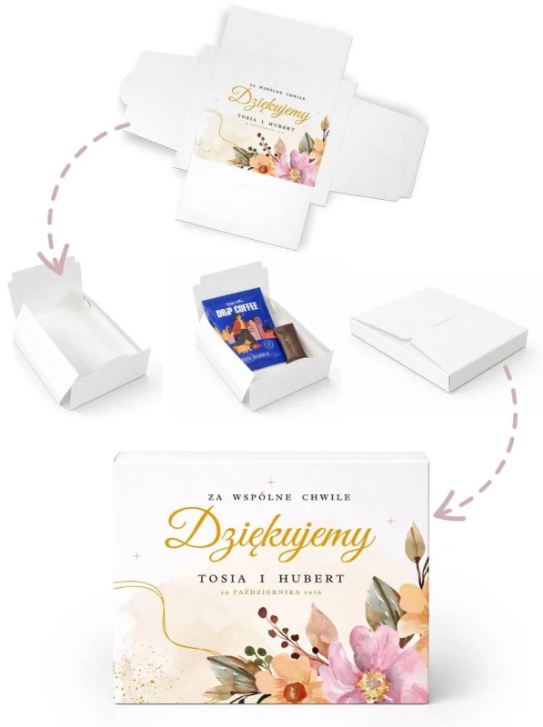Podziękowanie dla gości upominek ślub wesele komunia chrzest kawa czekolada pudełko z nadrukiem (1).jpg