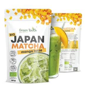 Bio Matcha Japońska Latte Mango instant 90 g herbata zielona Green Touch