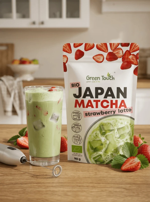 Herbata zielona BIO MATCHA JAPOŃSKA LATTE TRUSKAWKOWA 90 g Green Touch (9).jpg