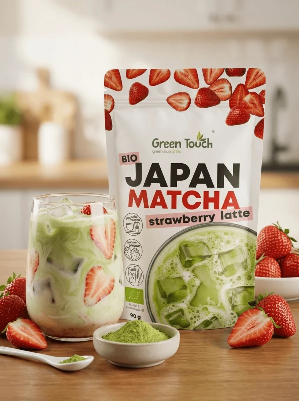 Herbata zielona BIO MATCHA JAPOŃSKA LATTE TRUSKAWKOWA 90 g Green Touch (10).jpg