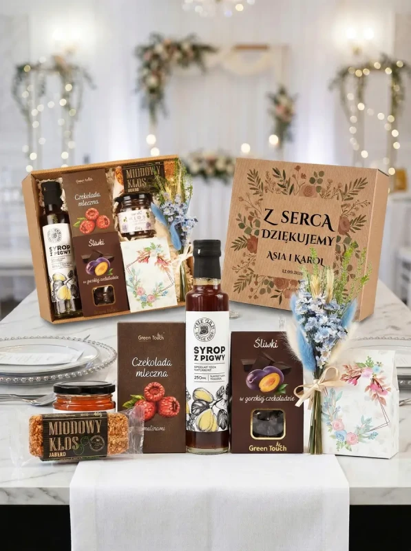 KOSZ PREZENTOWY PODZIĘKOWANIA DLA RODZICÓW CHRZESTNYCH PREZENT ŚLUB NADRUK (5).webp