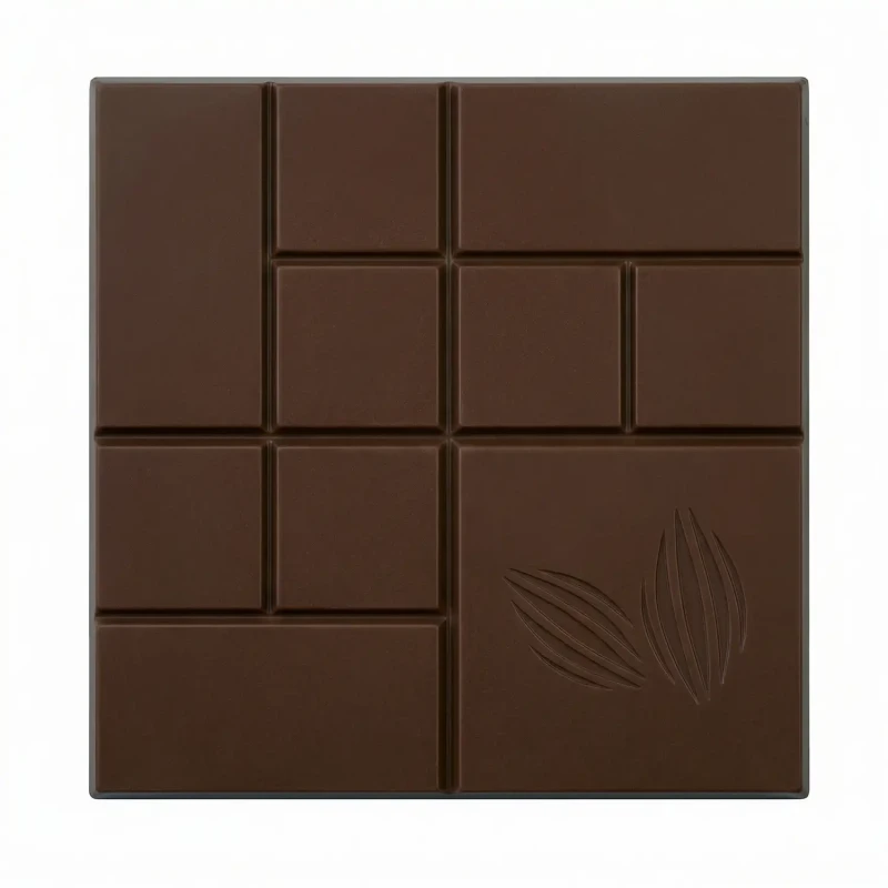 CZEKOLADA GORZKA CIEMNA Z BANANEM I MALINĄ LIOFILIZOWANĄ 85 g 70_ cacao (2).webp