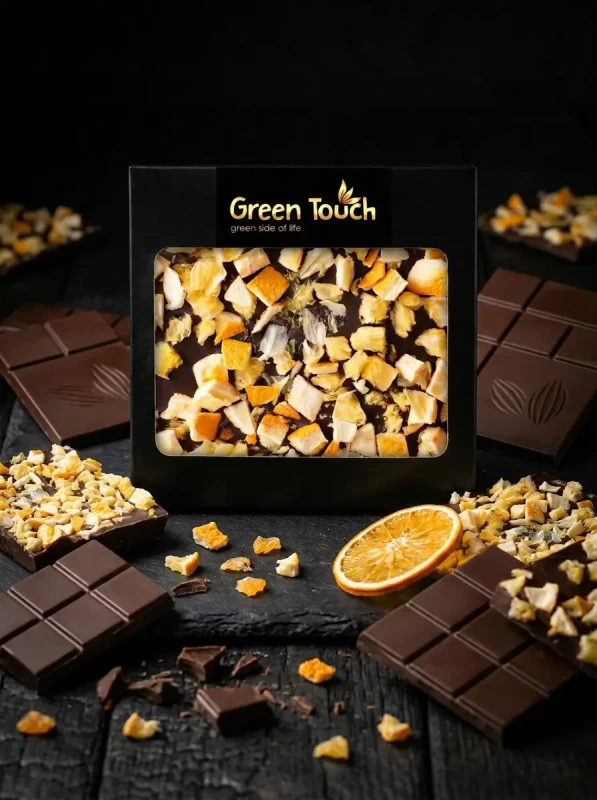 CZEKOLADA POMARAŃCZOWA GORZKA CIEMNA 70_ kakao Z POMARAŃCZĄ LIOFILIZOWANĄ (1).webp