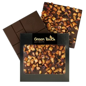 Czekolada gorzka ciemna 70% z śliwką liofilizowaną i kardamonem 85 g