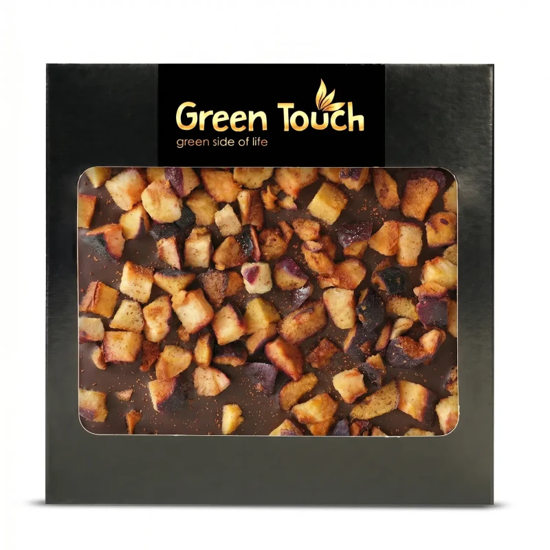 CZEKOLADA GORZKA CIEMNA 70% KAKAO ŚLIWKA I KARDAMON 85 g KRAFT Green Touch (4).webp