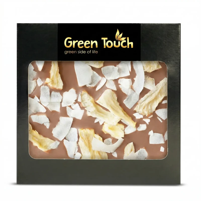 CZEKOLADA MLECZNA ANANAS LIOFILIZOWANY KOKOSOWA 85 g KRAFTOWA Green Touch  (1).webp