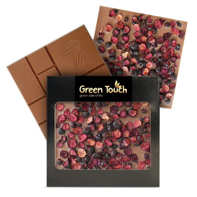 Czekolada mleczna z czarną porzeczką liofilizowaną 85 g