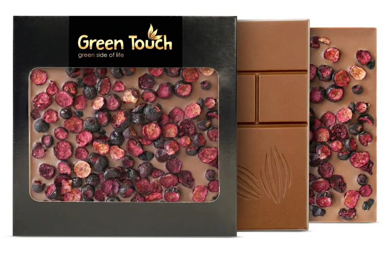 Czekolada mleczna z czarną porzeczką liofilizowaną 85 g