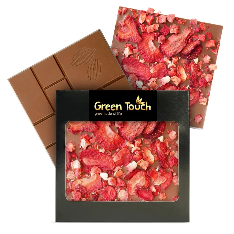 CZEKOLADA MLECZNA TRUSKAWKA LIOFILIZOWANA 85 g TRUSKAWKOWA Z MANUFAKTURY  (2).webp