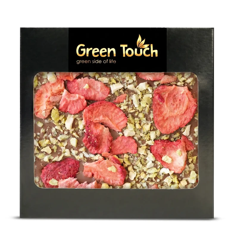 CZEKOLADA MLECZNA TRUSKAWKA LIOFILIZOWANA I KIWI 85 g KRAFTOWA Green Touch  (4).webp