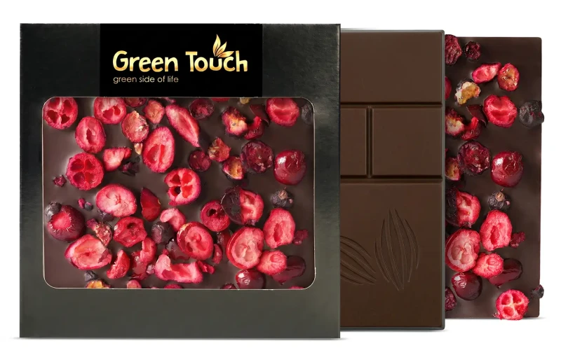 CZEKOLADA GORZKA CIEMNA 70% ŻURAWINA LIOFILIZOWANA I CZARNA PORZECZKA KRAFT (3).webp