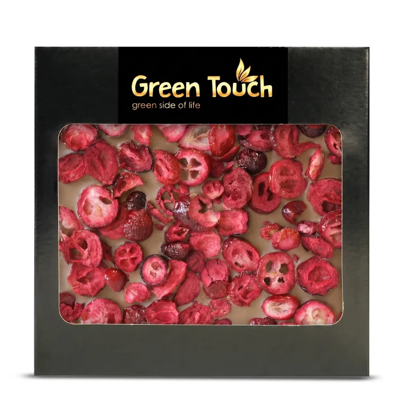 CZEKOLADA MLECZNA ŻURAWINA LIOFILIZOWANA 85 g Z MANUFAKTURY Green Touch  (5).webp