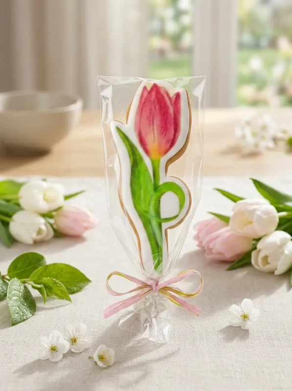 PREZENT NA DZIEŃ MAMY PIERNIK LUKROWANY TULIPAN 45 g DLA KOBIET NAUCZYCIELA (2).webp