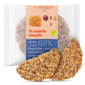Ciastko fit z ziarnami i miodem 60 g wysoka zawartość błonnika i białko