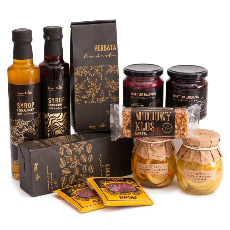 Duży zestaw prezentowy z kawą, herbatą i naturalnymi słodkościamip (5).webp