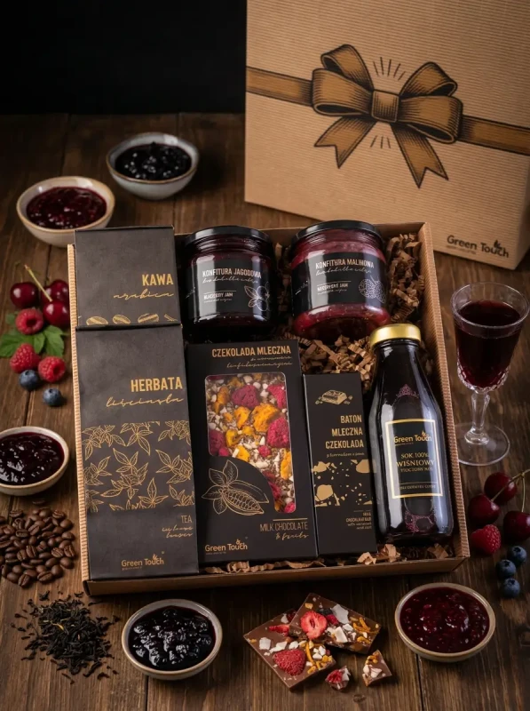 Kosz box prezentowy prezent upominek herbata kawa konfitury czekolada baton (3).webp