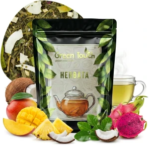 Herbata zielona Sencha Paradise 50 g sencha mango ananas kokos pitaya tropikalna