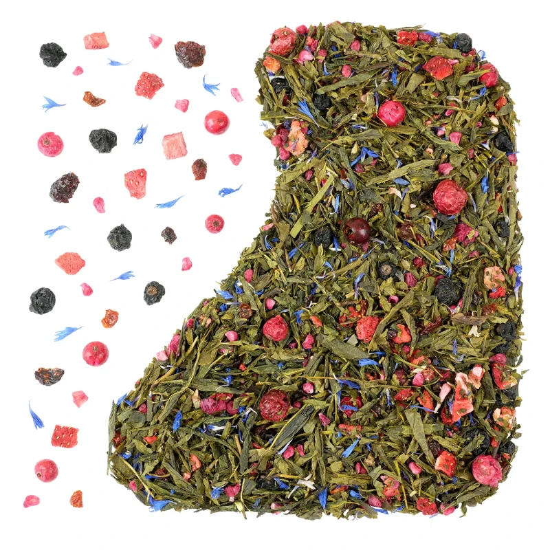 Herbata zielona Berry Fusion 50 g herbata Sencha owoce leśne malina truskawka porzeczka 3.webp