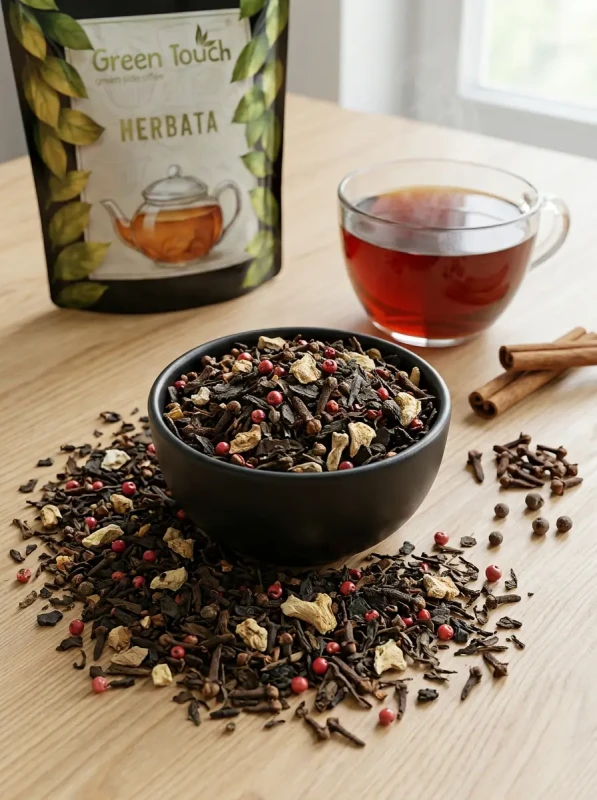Herbata czerwona CIEPŁO ORIENTU 50 g PU ERH CYNAMON IMBIR GOŹDZIKI KORZENNA 2.webp
