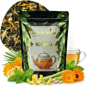 Herbata oolong Cytrynowy Zen 50 g cytryna trawa cytrynowa mięta melisa orzeźwiająca mieszanka