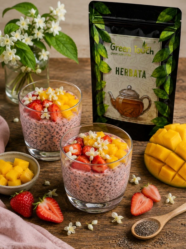 Herbata oolong MANGO & STRAWBERRY 50 g MANGO TRUSKAWKA JAŚMIN OWOCOWA 3.webp