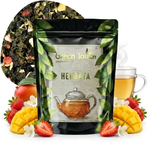 Herbata oolong Mango & Strawberry 50 g mango truskawka jaśmin owocowa aromatyczna świeża mieszanka