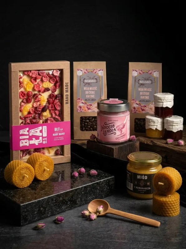 Duży kosz prezentowy na dzień mamy naturalny box (2).webp