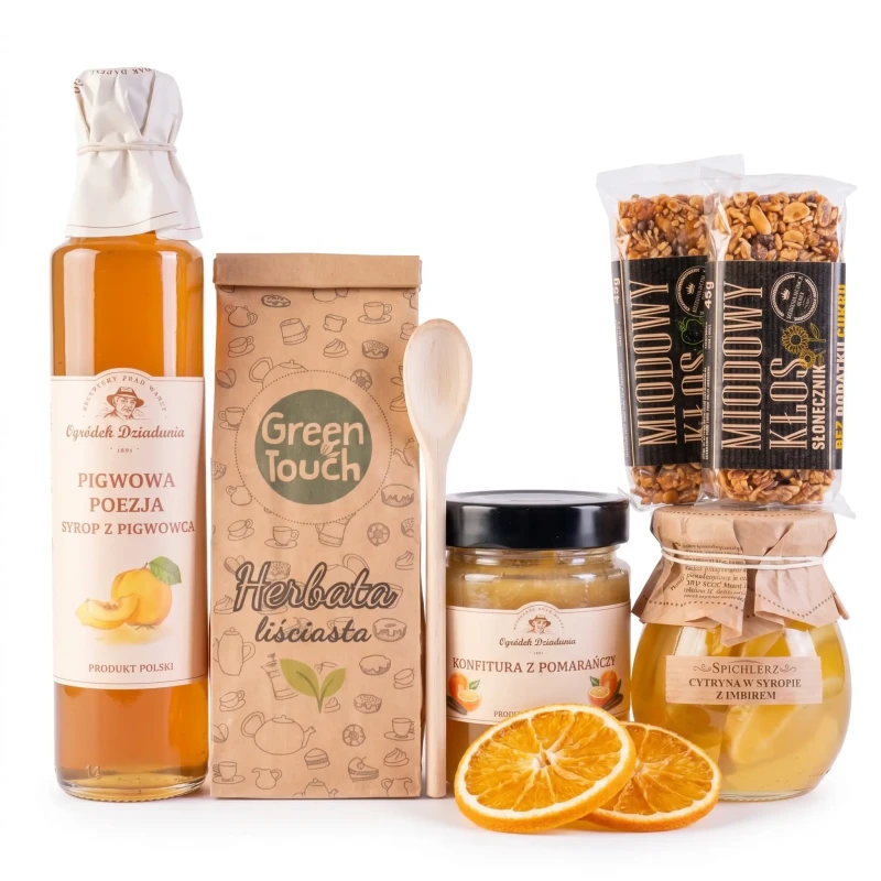 Kosz box prezentowy prezent upominek herbata batony konfitura syrop zdrowy (5).webp