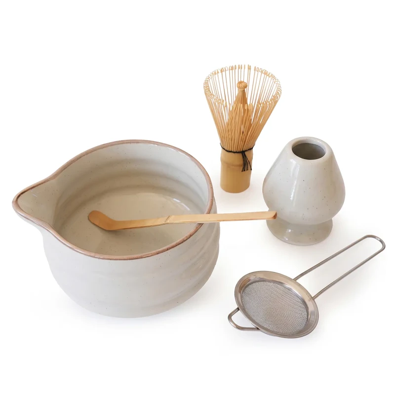 ZESTAW CERAMICZNY DO MATCHA MIOTEŁKA CZARKA ŁYŻECZKA STOJAK SITKO KOMPLET (8).webp