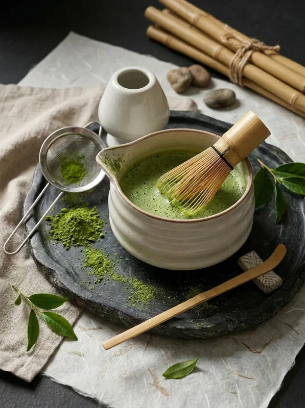 ZESTAW CERAMICZNY DO MATCHA MIOTEŁKA CZARKA ŁYŻECZKA STOJAK SITKO KOMPLET (10).webp
