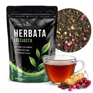 Herbata czerwona Pu Erh Wiśniowa 50 g wiśnia pieczone jabłko rodzynki owocowa