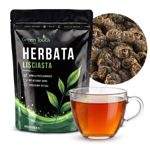 Long Zhu Black 50 g herbata czarna Dragon Pearl ręcznie zwijana liściasta