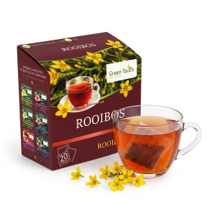 Herbata rooibos ekspresowa 20 saszetek torebek 40 g czerwonokrzew premium