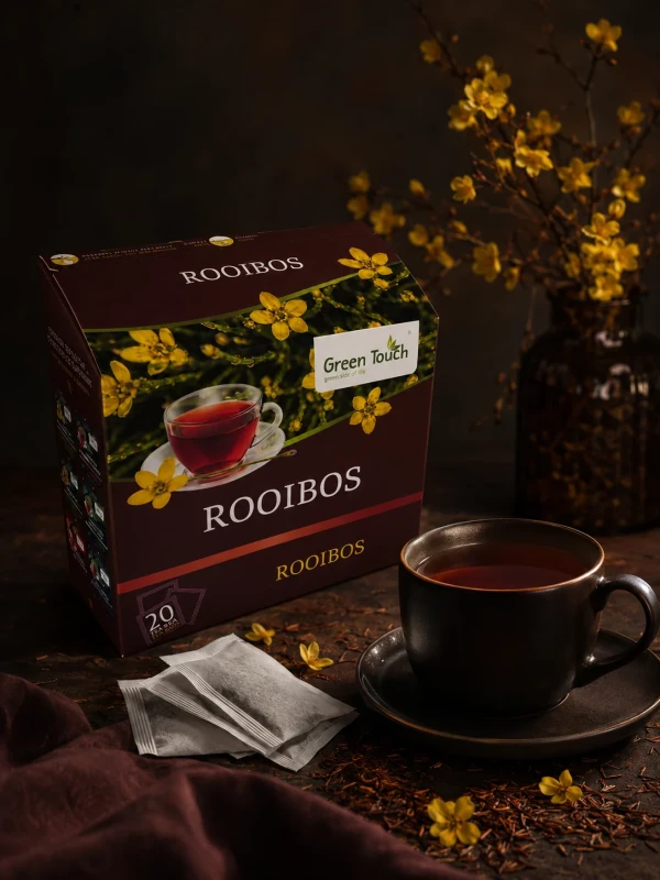 Herbata rooibos ekspresowa 20 saszetek torebek 40 g czerwonokrzew premium