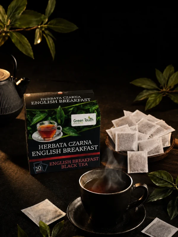 Herbata czarna English Breakfast angielska ekspresowa liściasta 20 torebek