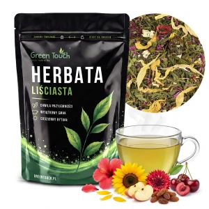 Herbata zielona Zielony Szlak 50 g herbata zielona Sencha jabłko wiśnia hibiskus owocowa