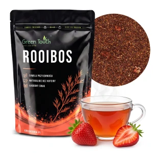 Herbata rooibos Truskawkowy 100 g sypana truskawka liofilizowana