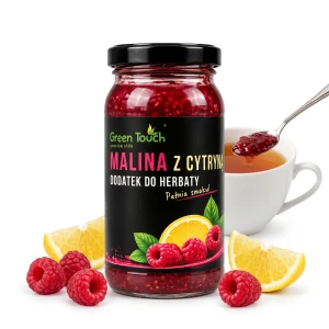Malina z cytryną - dodatek do herbaty syrop malinowy  300 g - Green Touch
