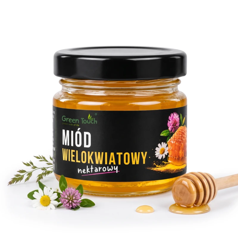 Miód wielokwiatowy nektarowy 100 g - Green Touch