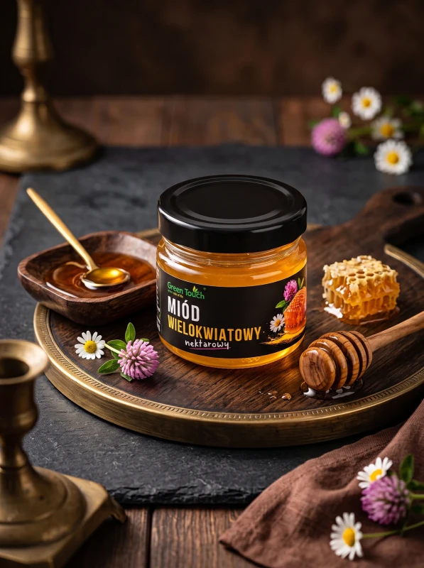 Miód wielokwiatowy nektarowy 100 g - Green Touch