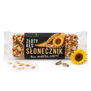 Złoty Kęs Słonecznik - baton zbożowy 45 g - Green Touch