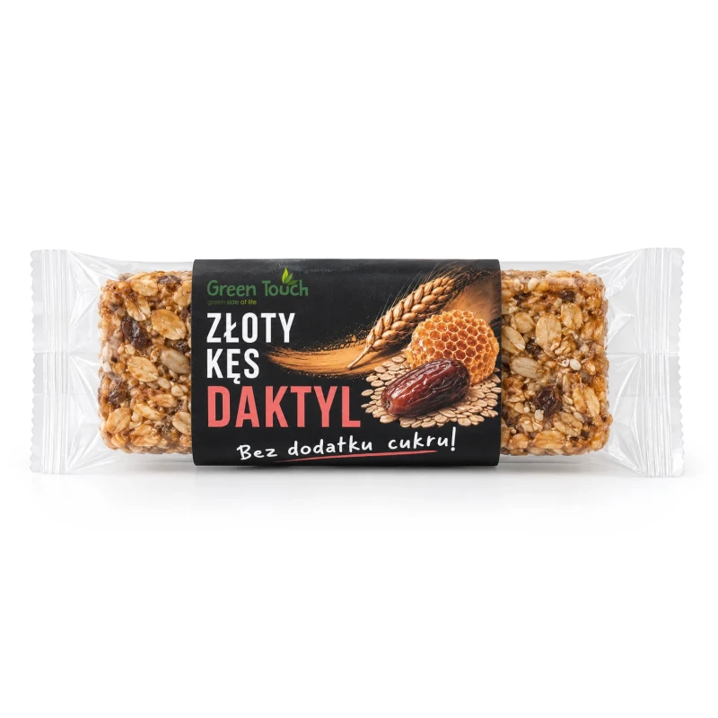 Złoty Kęs Daktyl - baton zbożowy 45 g - Green Touch